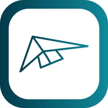 güzel uçurtma vektör çizgisi simgesi