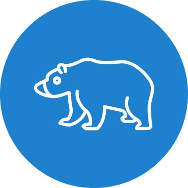 hayvan simgesi, vektör illüstrasyonu