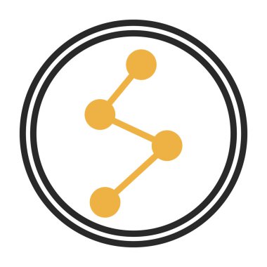 modada izole edilmiş arkaplanda ağ simgesi