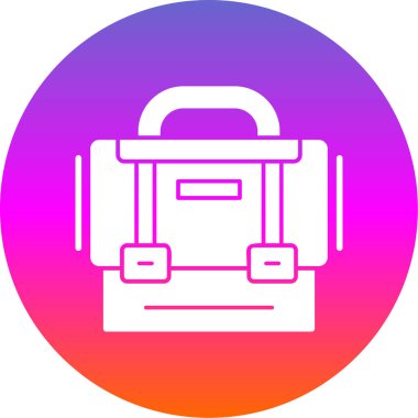  Evrak Çantası'nı web simge vektör çizim 