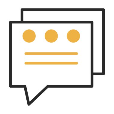 konuşma kabarcığı vektör çizimi