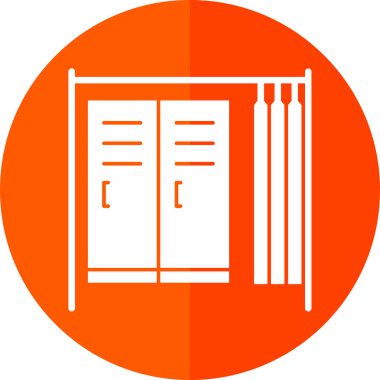 Bina. Web simgesi basit illüstrasyon