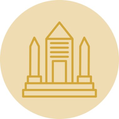 Modern simgenin vektör illüstrasyonu