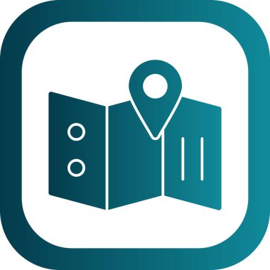 harita pin konumu simgesi düz biçimli