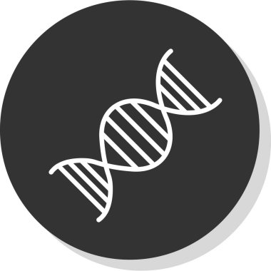 dna. Web simgesi basit illüstrasyon 