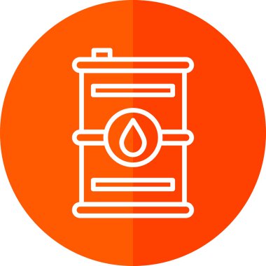 Gaz simgesinin vektör illüstrasyonu