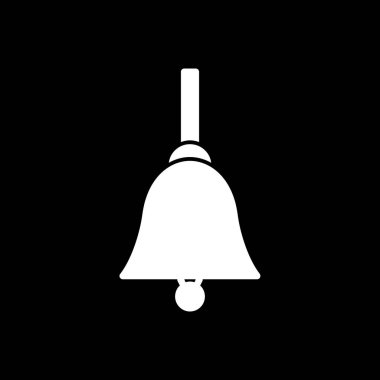 Bir çan simgesinin vektör illüstrasyonu  