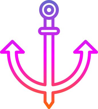 Çapa. Web simgesi basit illüstrasyon 