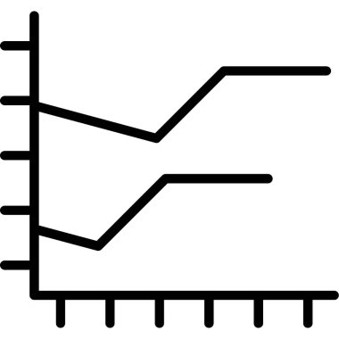 İş ve finans grafiklerinin vektör illüstrasyonu 