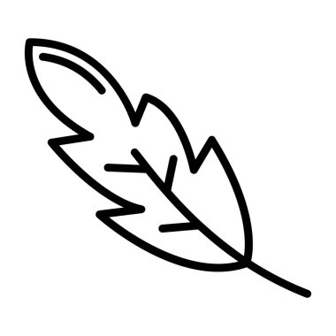 Yaprak. Web simgesi basit illüstrasyon 