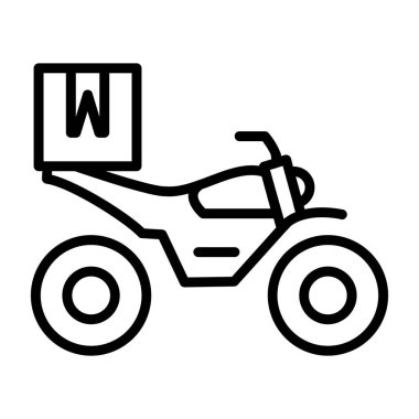 Bisiklet. Web simgesi basit illüstrasyon