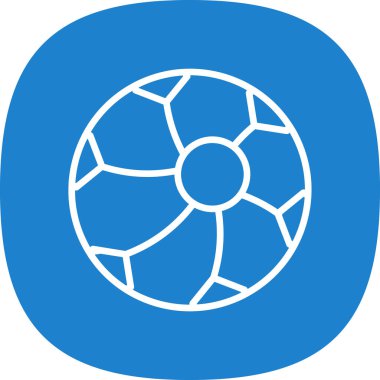 ağ için top ikonu vektör simgesi