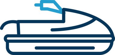 Jet ski demir simgesi, özet biçimi 