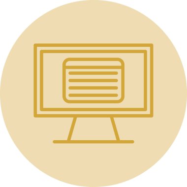 vektör dizüstü simgesi illüstrasyonu