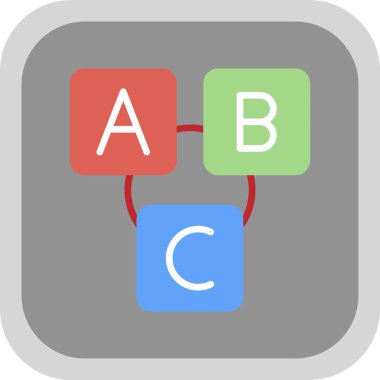 Düz stil simgesinde Abacus