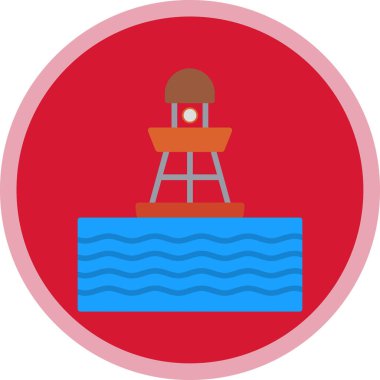 Simge vektör çizim şamandıra 