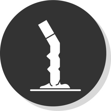 Cigarette butt icon vector illustration 