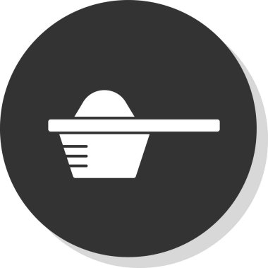 Gıda simgesinin vektör illüstrasyonu