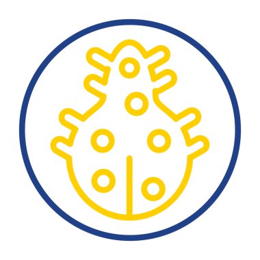 Virüs ikonu vektör illüstrasyonu