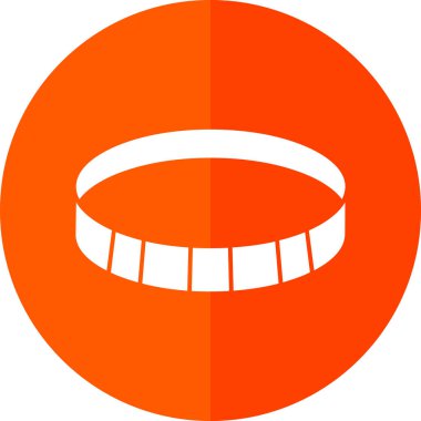 Çember ikon vektör illüstrasyonu