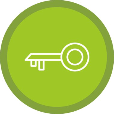 anahtar simgesi, vektör illüstrasyonu basit tasarım