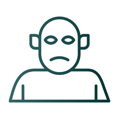 kızgın yüz adam vektör illüstrasyonu