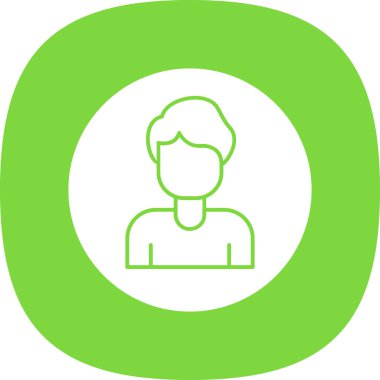 avatar simgesi vektör illüstrasyonu