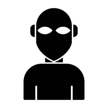 Hırsız ikonu, basit stil