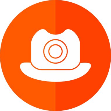 hat simgesi, vektör illüstrasyonu basit tasarım