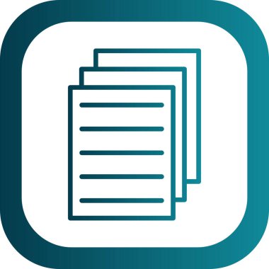 Vektör belgesi Simge illüstrasyonu