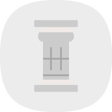 Sütun. Web simgesi basit illüstrasyon