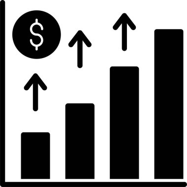 Dolar. Web simgesi basit tasarım