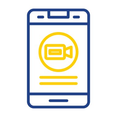 cep telefonu ikonu vektör illüstrasyonu