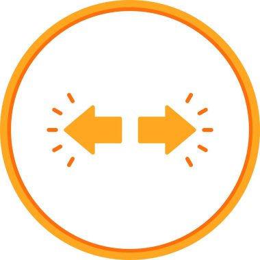 Ok. Web simgesi basit illüstrasyon