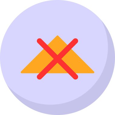 İptal et. Web simgesi basit illüstrasyon