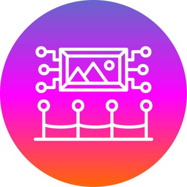 Web ve uygulama için vektör modern simge, vektör illüstrasyonu