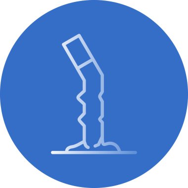 Cigarette butt icon vector illustration 