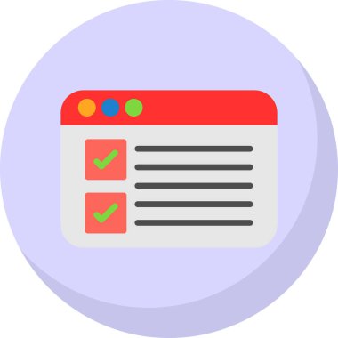 Web simgesi vektör illüstrasyonu