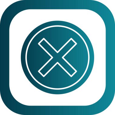 Haç. Web simgesi basit illüstrasyon