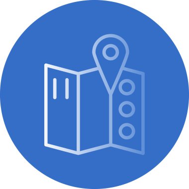 harita pin konumu simgesi düz biçimli