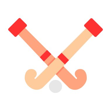 Modern Hokey simgesinin vektör çizimi                          