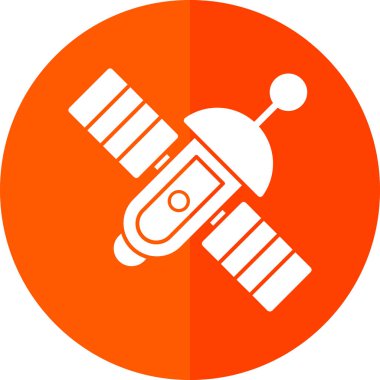 uydu simgesi, vektör illüstrasyonu basit tasarım