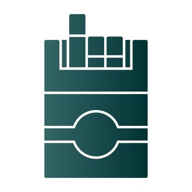 sigara ikonu vektör illüstrasyonu 