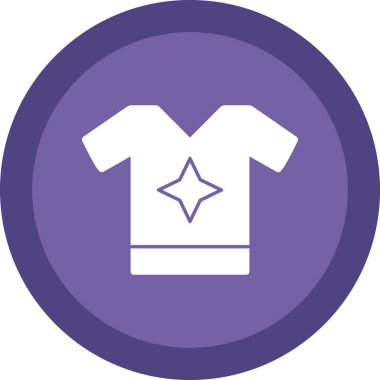 t-shirt simgesi, vektör illüstrasyonu basit tasarım