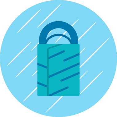 Kilit. Web simgesi basit illüstrasyon