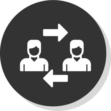 Modern simgenin vektör illüstrasyonu