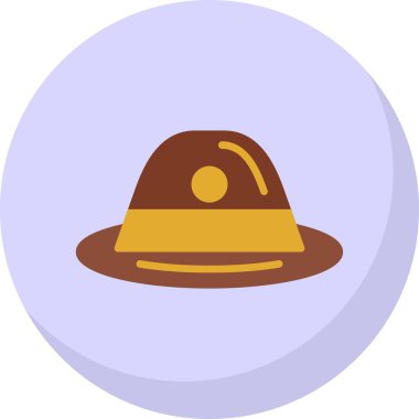 hat simgesi, vektör illüstrasyonu basit tasarım