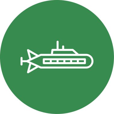 Denizaltı vektör simgesi 