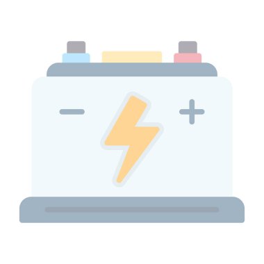 Pil. Web simgesi basit tasarım                       