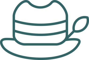 çaydanlık ikonu vektör illüstrasyonu